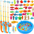 VANNYVANYA Magnetic Fishing Game Pool Toys for Kids, Water Table Bathtub Toy Fishing