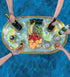 POZA 8 39x23 Inches Inflatable Gold Floating Cooler - Luxurious Drink Holder Filled with Sparkly Confetti, Premium