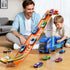 XINNOVEL Set 3 4 5 6 12 3 4 5 6 7 8 Truck Toys Car Track for Years Old Boys, Carrier Truck Transporter Car Race Track