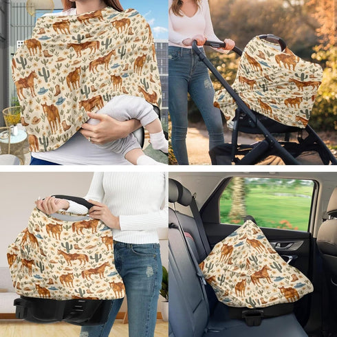 Sarogrorin Covers Unisex Breathable Breastfeeding Covers Nursing Pillow Cover Infant Newborn Nursery Bottle Pillowcase