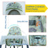 ZARPMA Cotton Seat Covers for IKEA Antilop Highchair,Cotton Surface and Padded,Forest Pattern Foldable Baby Highchair