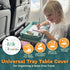 Setup 1-5 Little Traveler Waterproof Airplane Tray Table Cover Universal Fit & Easy Airplane Tray Cover Kids - Use