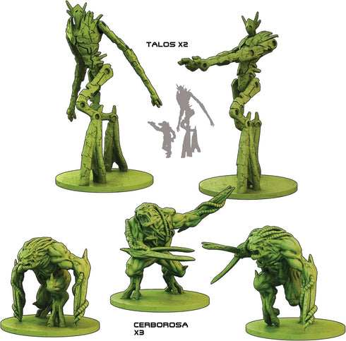 Battle Systems BSGCSE013 Core Space First Born Expansion - Gates of Ry'sa with 28mm Miniatures