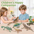 6PCS Large Lizard Figurines Rainforest Animal Toys, Realistic Plastic Reptile Animal Figurines, Includes Bearded