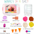 29 9 1.7 LB 3-5 Kipipol Sensory bin - pcs Ice Cream Toy Shop Play Sand Kit with Ice Cream Sand Toys, Moon Sand