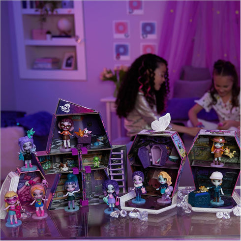 Wild Vibes Big Cat Un-Rescue Zombie Dolls - Deluxe Set with 2 Exclusive 3.5-Inch Figures, 2 Pets & More