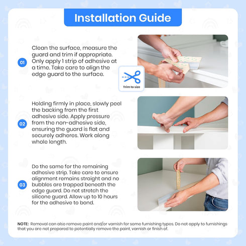 cribflex Crib Rail Covers for Teething Furniture Edge Protector for Baby - Plastic Crib Protector from Chewing - CPC