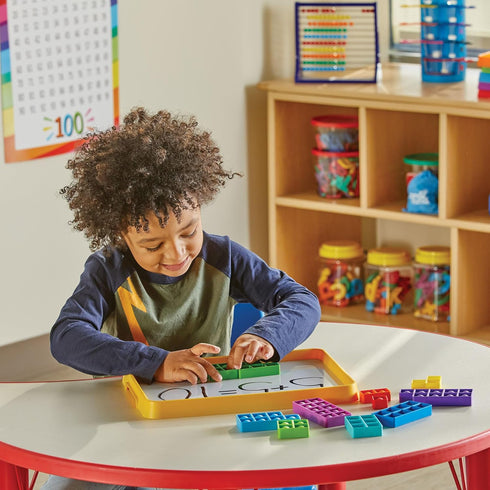 hand2mind Early Numeracy Sensory Bubble Poppers, Push Pop Fidget Toys for Kids, Math Manipulatives Kindergarten, Calm