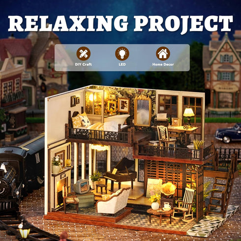 Creative DIY Dollhouse Kit - Time Impression Miniature
