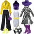 Eledoll Deluxe Fashion Pack Boss Lady Clothes for 12" Fashion Doll - Yellow Purple Passion