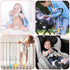 sopkdey 6pcs Toy Straps for Baby, Adjustable Toy Holder for Stroller Accessories, Silicone Baby Tether Pacifier Clip