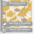2 Pack Crib Sheets Neutral - Fitted Baby Crib Sheets Bed for Girl Boy - Standard & Toddler Mattress (Poppy Fields)