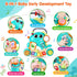 WITALENT Baby Toys 6-12 Months - Dinosaur Piano Music Light Up Toys for 1 Year Old Boys Girls, Interactive Keyboard
