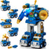 hahaland Toys for Ages 5-7 | 5 in 1 STEM Take Apart Trucks Transform to Robot, Birthday Gift for Boys