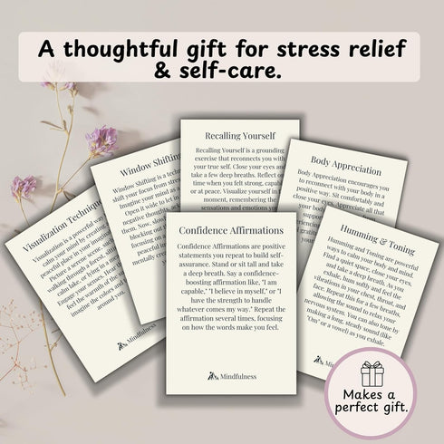 Raptor Studio, LLC Reset Somatic Therapy Cards with Exercises to Your Nervous System, Relieve Anxiety, Soothe Stress