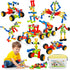 Caferria Building Blocks STEM Toys for 3 4 5 6 7 8+