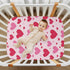 Caikeny 27 39 Fitted Crib Sheet for Boys Girls Hearts Pattern Love Baby Crib Sheets Bassinet Sheets Crib Mattress Bed