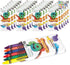 ArtCreativity Crayons Bulk Set - 50 Crayon Packs - 6 in Each