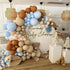 KALOR Beige Balloons, 100 Pcs 5 Inch Nude Matte Latex Balloons for Birthday Decoration, Wedding Party, Baby Shower,