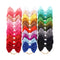 Cinaci 30 Pack Super Stretchy Nylon Hair Bands with Solid Bow Accessories for Baby Girls, Infants, Toddlers, Kids, Teens
