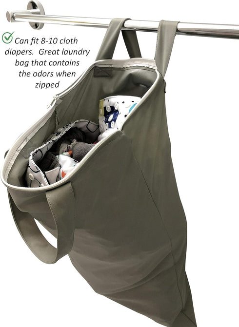 MOM & BAB Wet Bags for Baby | Travel | Cloth Diapers | Swimsuits and Towel | Wet Dry Bag for Breast Pump Parts, Gym