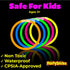 PartySticks Moondance Glow Sticks 40pk with 16 Glow in The Dark Party Favors and 24 Connectors for Decorations