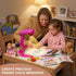 imireux 3, 4, 5, 678(Pink) Kids Drawing Projector Table, Light Up Trace and Draw Art Board with Projector Stencils