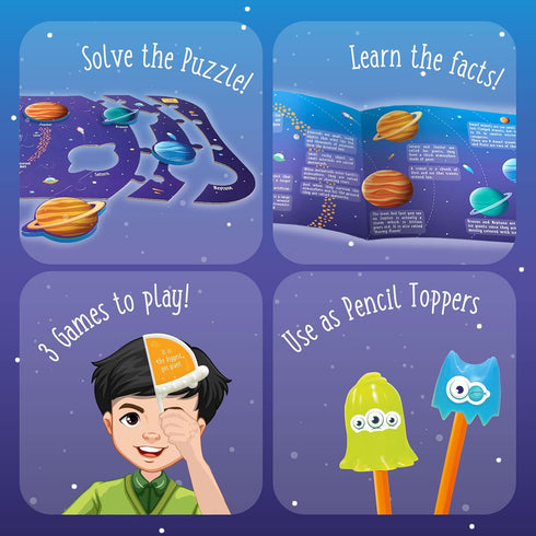 5-7 4-8 6 Imagimake Mapology Solar System for Kids | Educational Toys for Kids | Space Toys | Puzzles for Boys & Girls