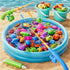Xelabrion 60 Pcs Magnetic Fishing Pool Toys Game for Kids Toddlers, Fishing Water