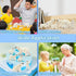 Toymany 6PCS Polar Bear Figurines Toy - Realistic Plastic Arctic Animals Family Set for Christmas Educational Toys