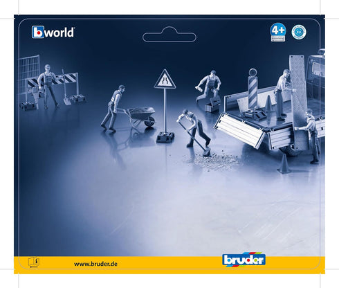 Bruder Figure-Set - Municipal Worker Vehicles Toys