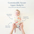 100% (12-18 lbs) SleepingBaby Zippy Swaddle - Cotton Newborn Swaddle Transition Wearable Blanket with Bottom Zipper