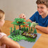 Set, BroTex Plants Tree Accessories Jungle - Botanical Parts Bricks Flower Leaf Forest Flower Plants Pieces Building