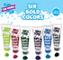 6 Pack Tub Works Bath Paint Soap Bath Toy, Bold | Non-Toxic | Washable Bathtub Paint for Finger Painting on Tub Walls |