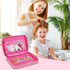 Jaffzora Hair Accessories Organizer, Dust-proof Bow Holder for Baby Girls, Travel Hair Storage Bag for Hair Clips
