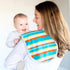 Kiddologic 2 Baby Burp Cloth, Triple Protection, Layers Soft Absorbent Terry, Waterproof Lining, Large Size Curved