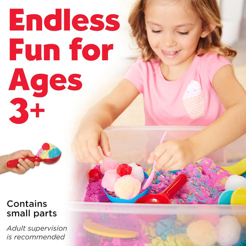 Creativity for Kids Sensory Bin: Ice Cream Shop Playset - Toddler Learning Toys for Ages 3-4