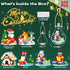 2026 647 Set Light-Up Christmas Ornament Building Kit PCS Holiday Building Blocks for Kids and Adults, Featuring