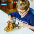PicassoTiles STEM Kids Solar Powered Transformer Robot, 12-in-1 Educational Building Toy for Age 8+