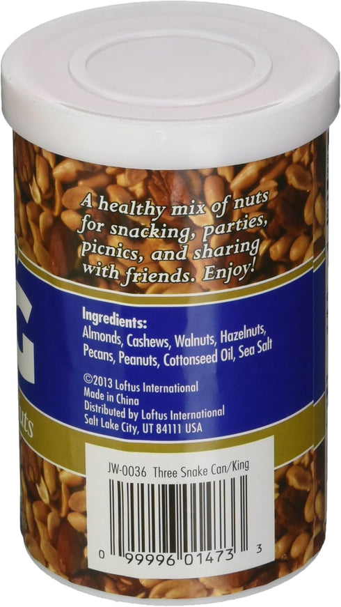Loftus International Three Snakes in A Can, King Deluxe Mixed Nuts Prank