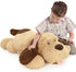 MorisMos Giant Dog Stuffed Animals 40", Large Brown Dog Puppy Plush, 40 inch Big Dog Pillow for Kids
