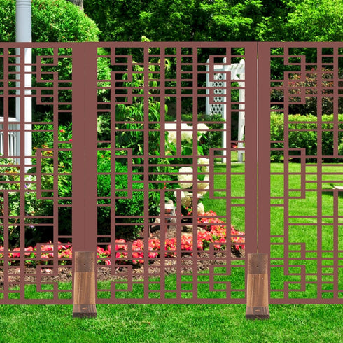 BESPORTBLE Freestanding Pet Gate Support Feet: 2pcs Wooden Folding Screen Holder for Room Divider, Triangle Bracket