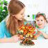HJPLPXH Set Kids2725 Cherry Blossom Bonsai Tree House Building Blocks Plants Flowers Treehouse Architecture Micro Mini