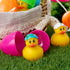 24 JOYIN Pcs Prefilled Easter Eggs with Rubber Ducks, Variety Duckies for Easter Egg Hunt, Kids Basket Stuffer, Bath
