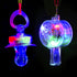 PROLOSO 20 10 10 PCS Light up Flashing Whistles Glow in the Dark Party Supplies Include Pacifier Whistles and Round