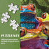 Colorful Frog Puzzle 1000 Piece for Adults, Rainbow Frogs Jigsaw Puzzle, Nature Scenic Puzzles