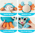 12-18 50 Tummy 1-3 Golray Baby Crawling Toys Months, Musical Dancing Walking Moving Crab with Pure Cotton & Songs, Time