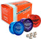 Yomega 3X Alpha Wing Yo-Yo, Fixed Axle for Beginners & String Trick Play (Classic)