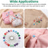 TIESOME 100 2.2 Inch Pieces Diaper Pins, Diaper Safety Pin, Stainless Steel Diapers Pins for Cloth Diapers