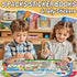 6 Sets 1-3, 2-4 2 3 4 iGetooy Reusable Sticker Book for Toddlers Jelly Sticker Books for Toddlers Years, Toddler Travel
